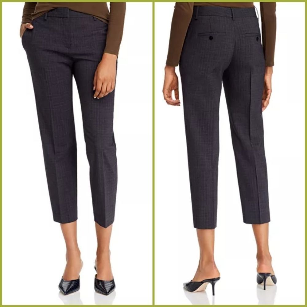 Theory Wool-Blend Cropped Pants Size 2
